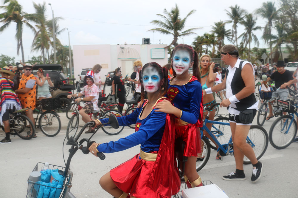 Zombie Bike Ride 2017 photo - Duval Street, Key West